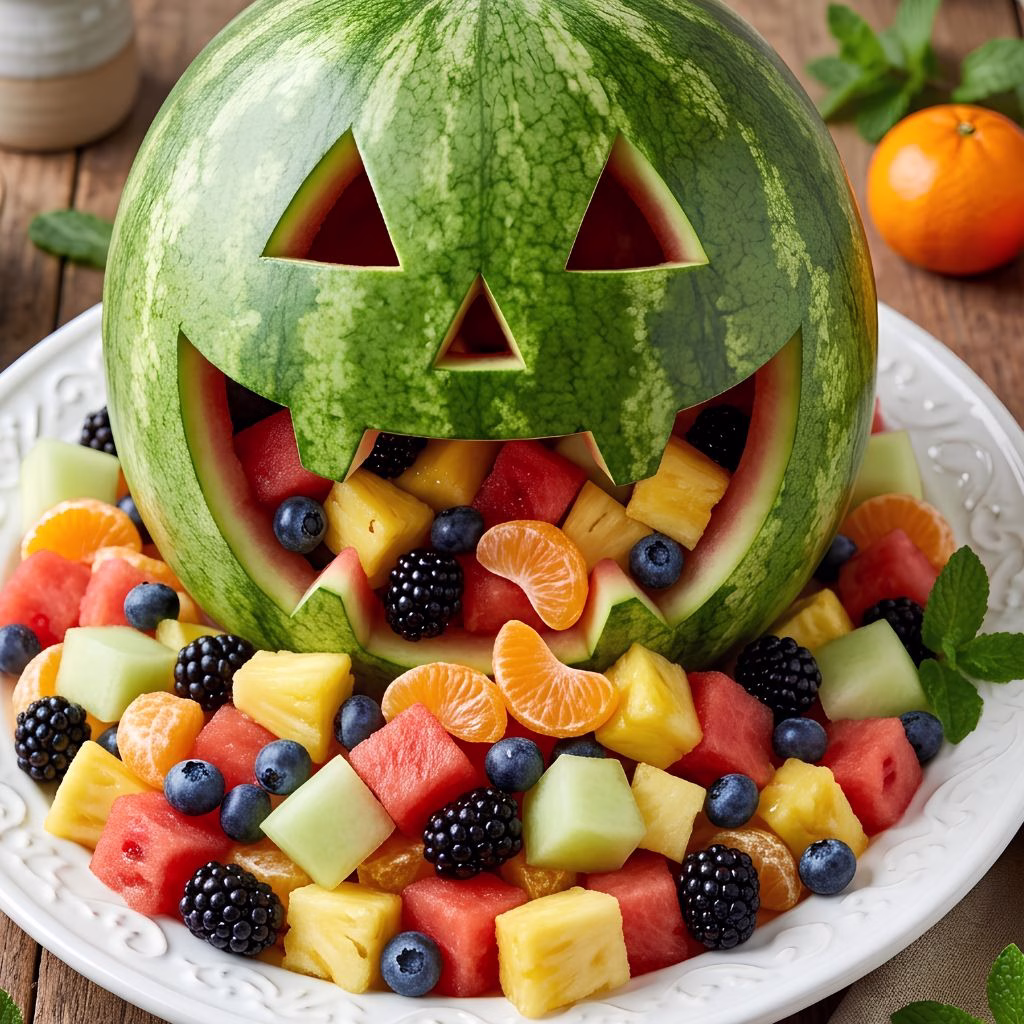 Spooky Fruit Salad Recipe