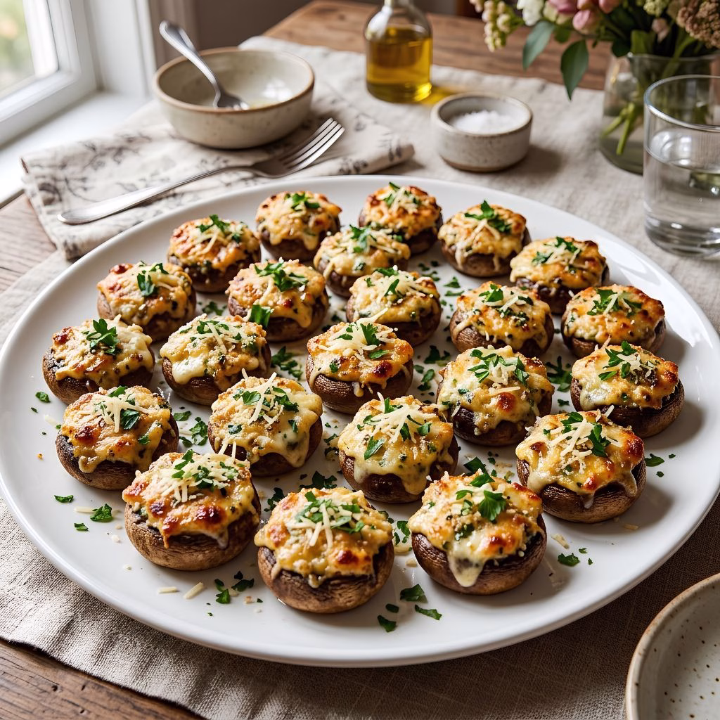 Stuffed Mushroom Thanksgiving Recipe