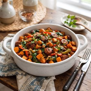 Sweet Potato Andouille Sausage Recipe