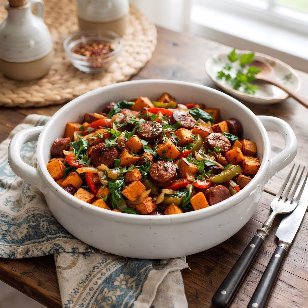 Sweet Potato Andouille Sausage Recipe