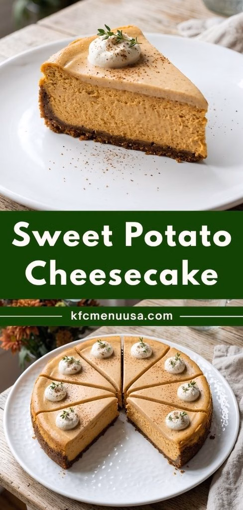 Sweet Potato Cheesecake Recipe