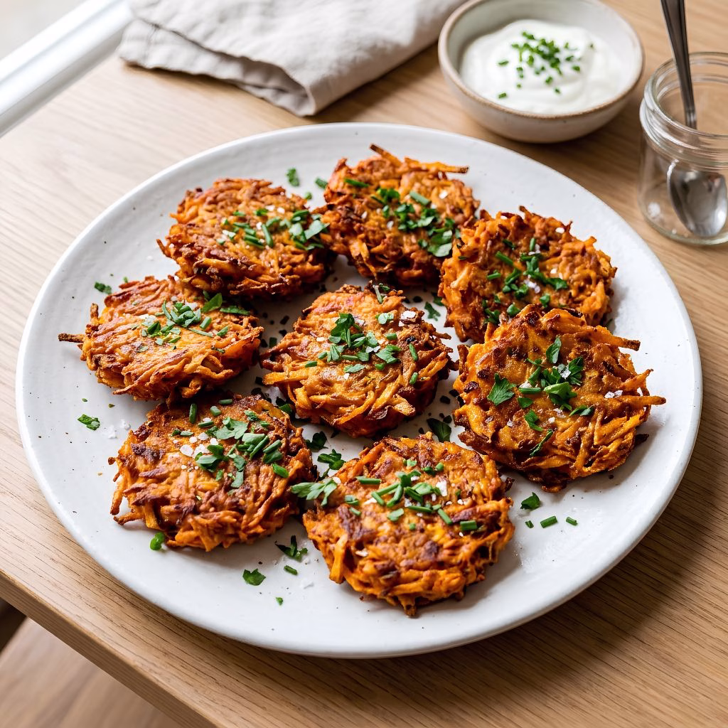 Sweet Potato Latkes Recipe