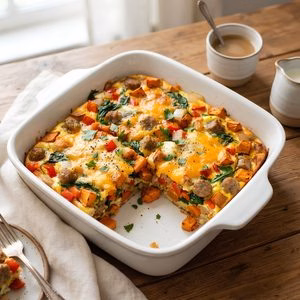 Sweet Potato Sausage Casserole Recipe