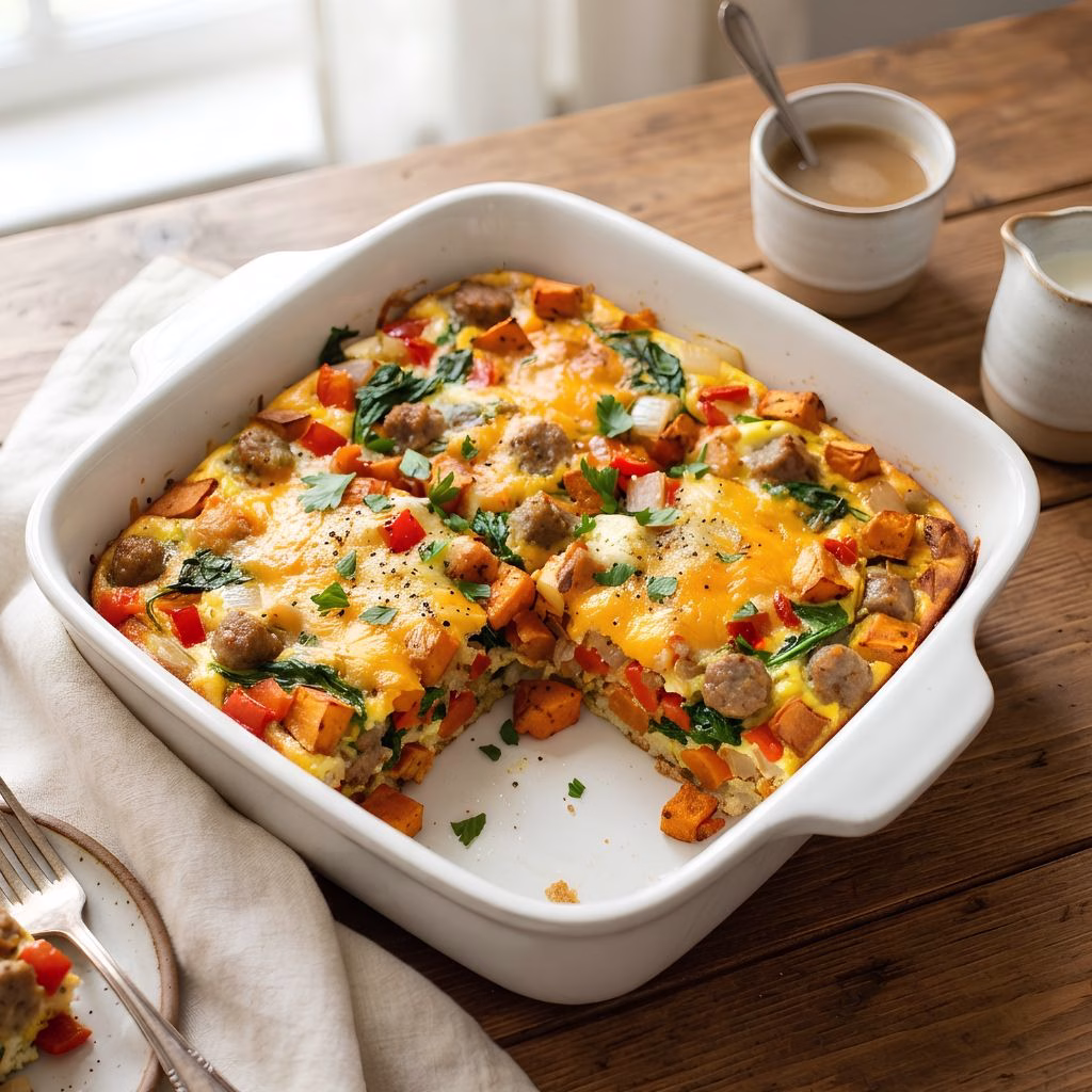Sweet Potato Sausage Casserole Recipe