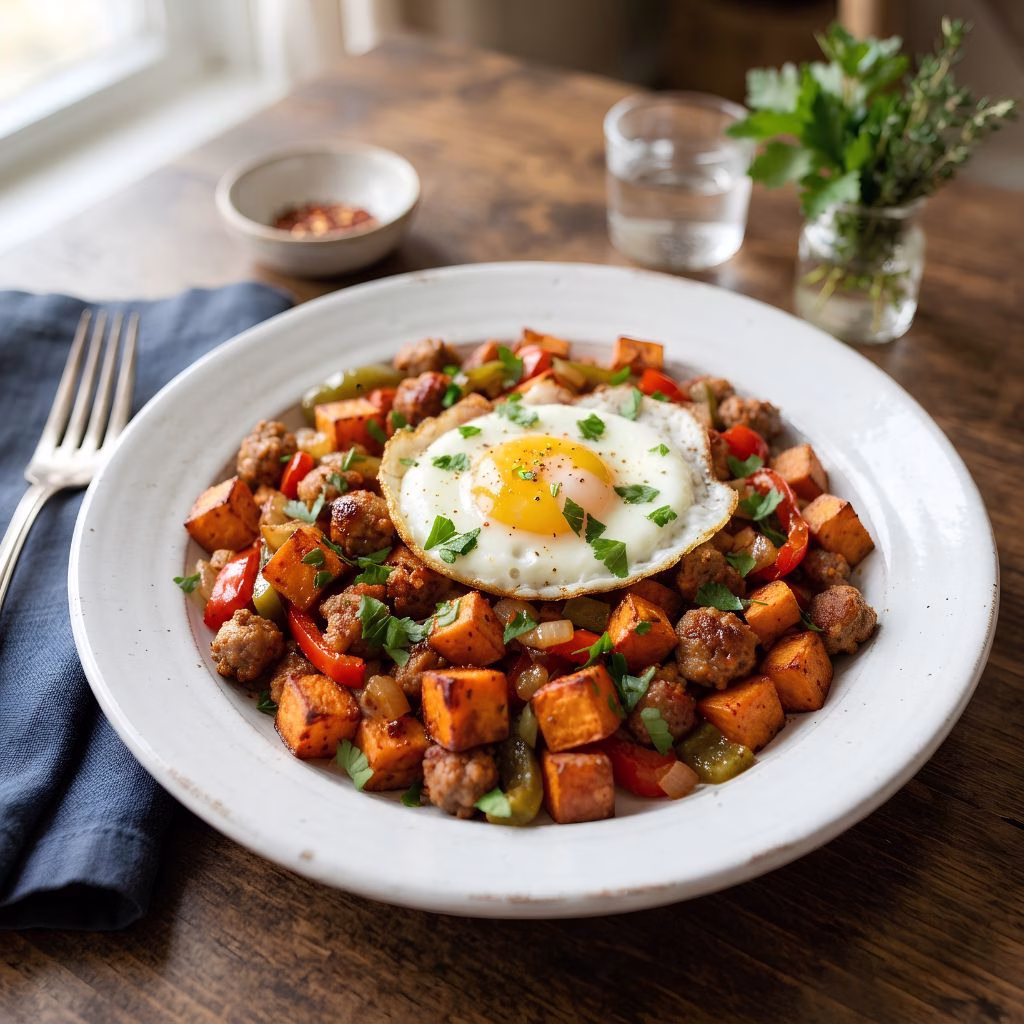 Sweet Potato Sausage Hash Recipe