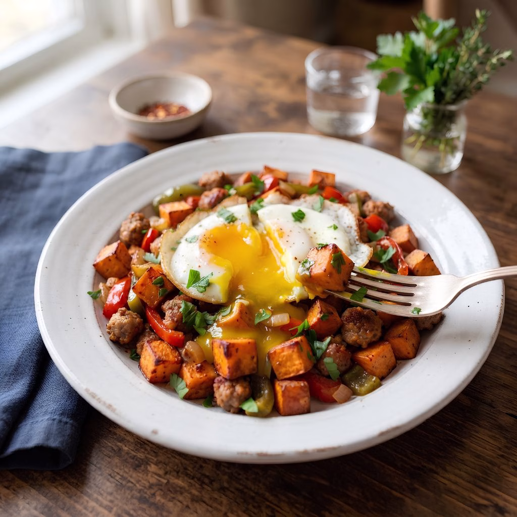 Sweet Potato Sausage Hash Recipe
