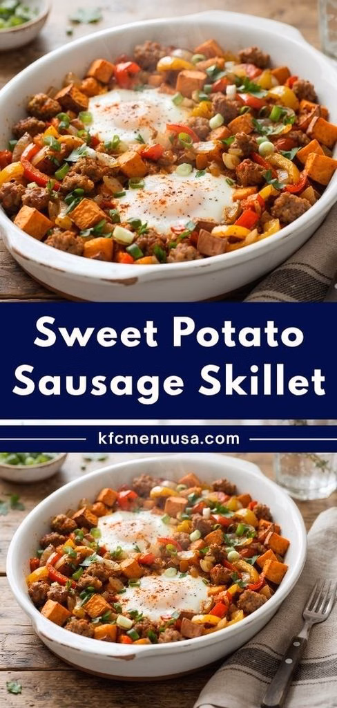 Sweet Potato Sausage Skillet Recipe