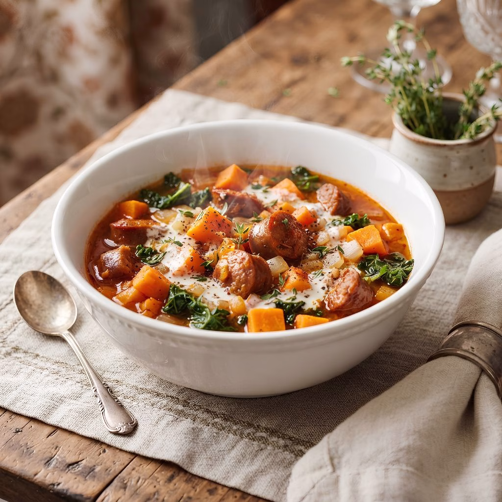 Sweet Potato Sausage Stew Recipe
