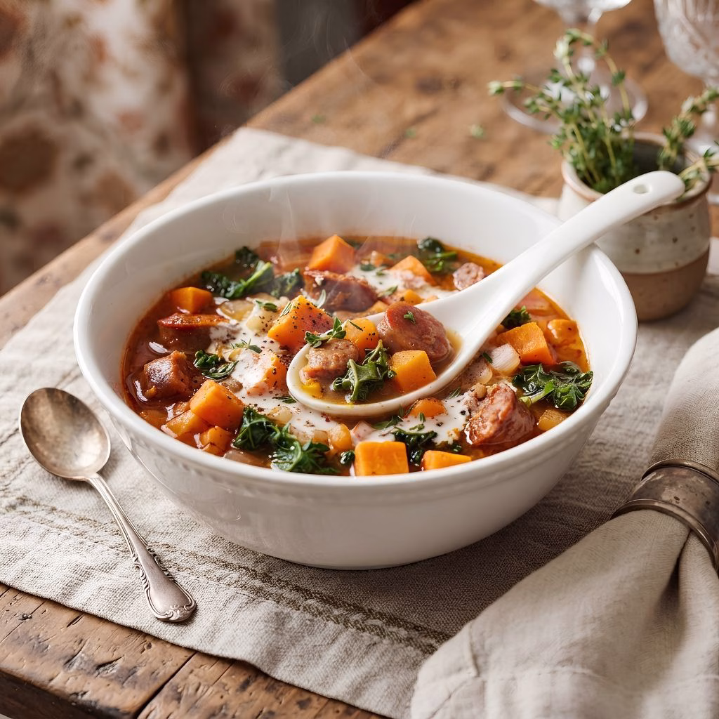 Sweet Potato Sausage Stew Recipe