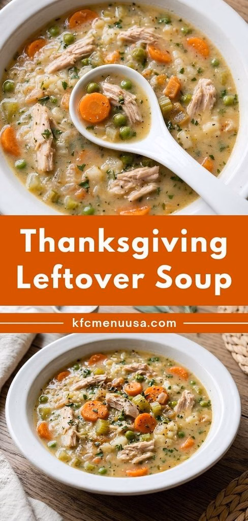 Thanksgiving Leftover Soup Recipe