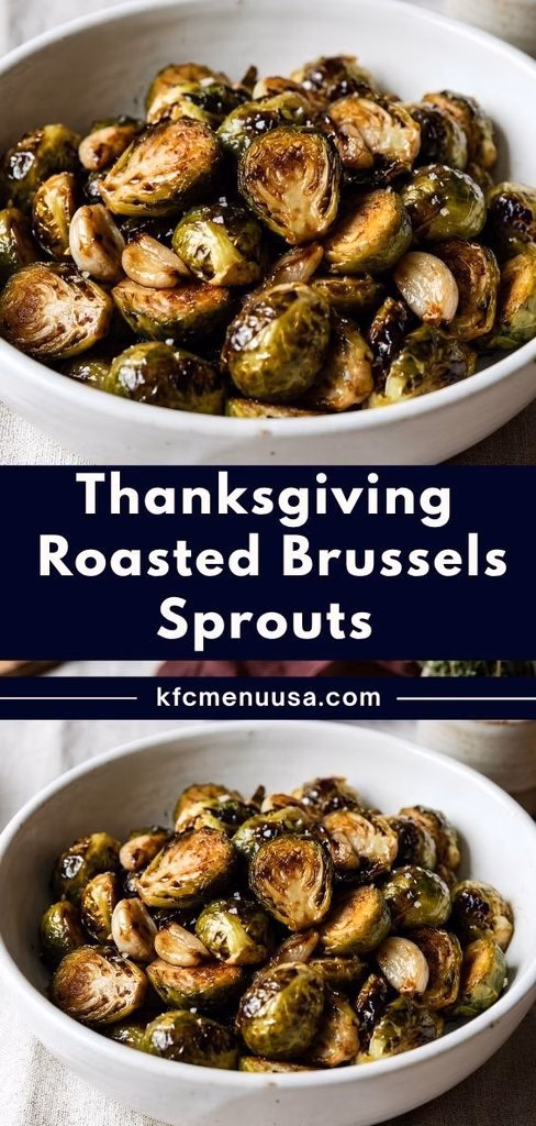 Thanksgiving Roasted Brussels Sprouts Recipe