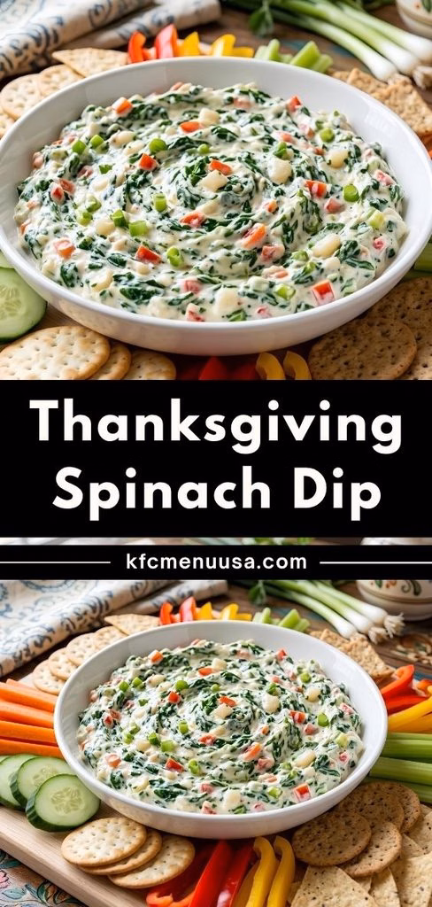 Thanksgiving Spinach Dip Recipe