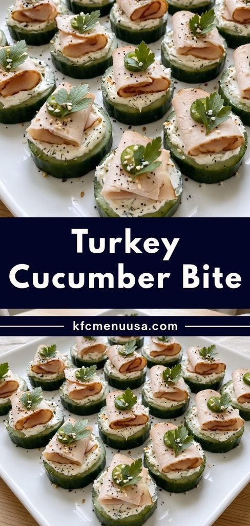 Turkey Cucumber Bite Recipe
