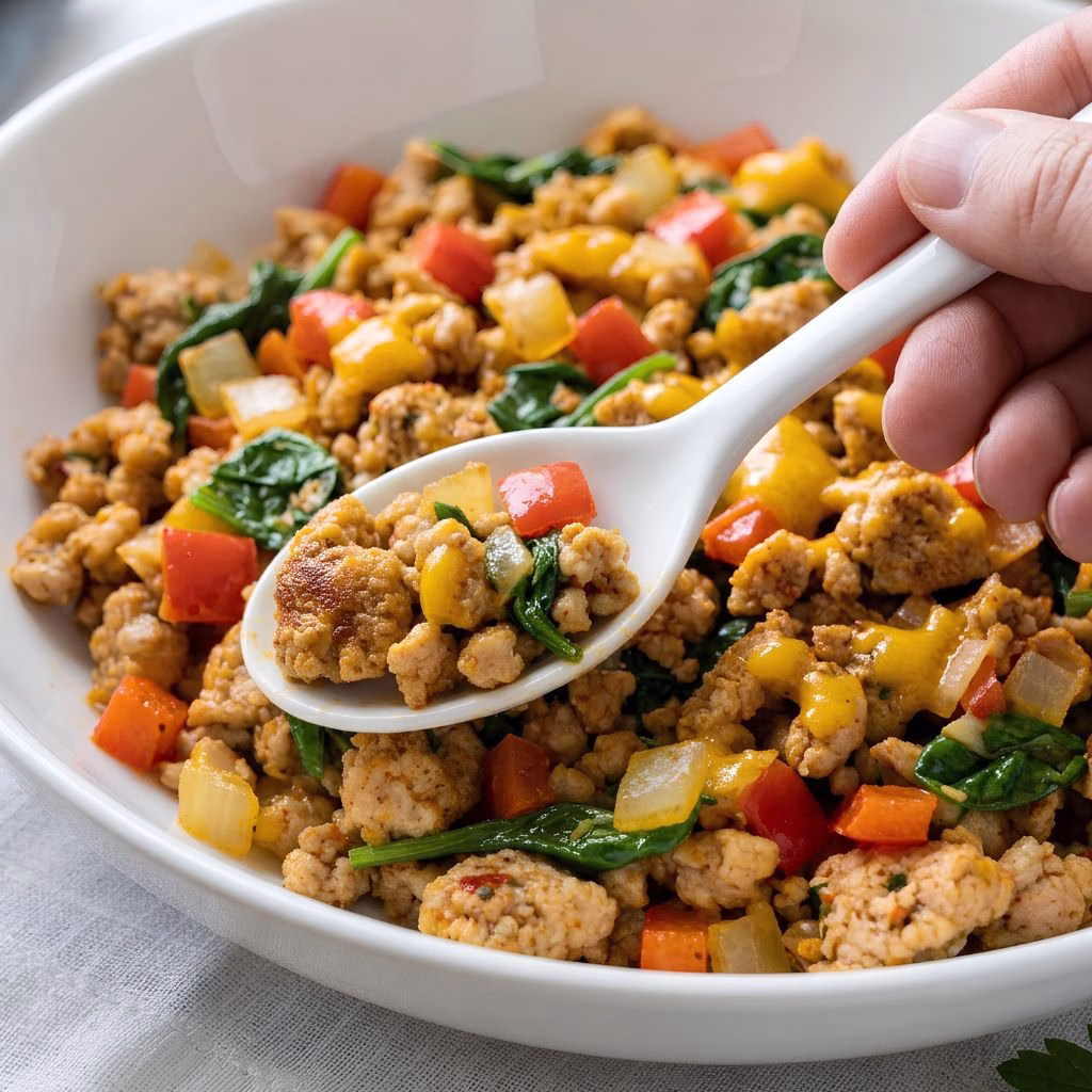 Turkey Egg Breakfast Scramble Recipe