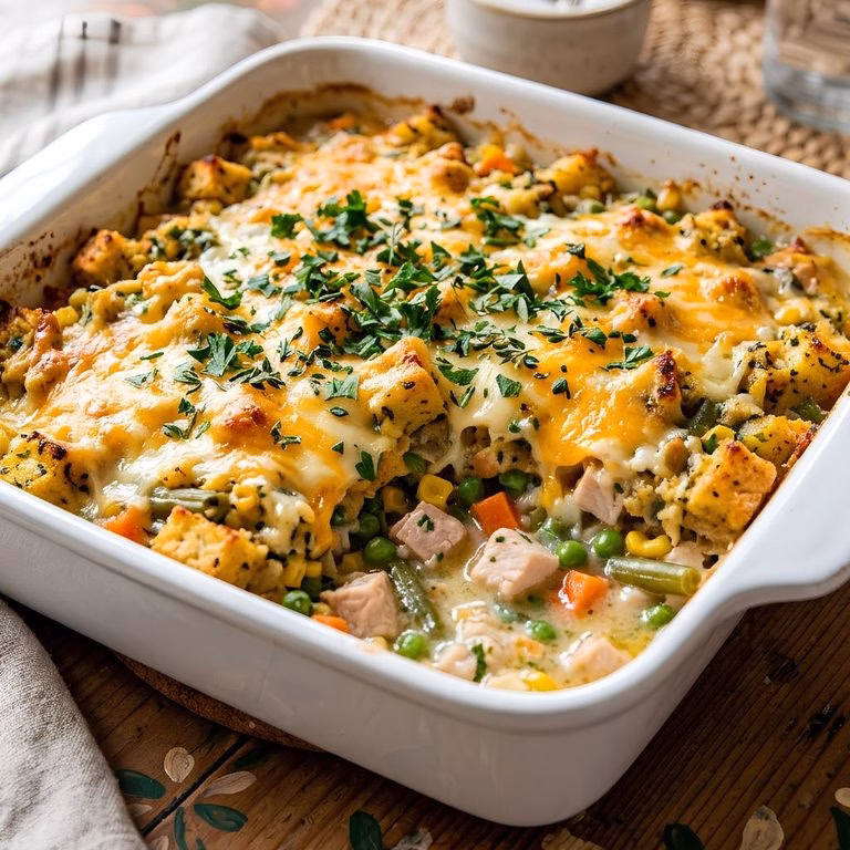 Turkey Stuffing Casserole Recipe