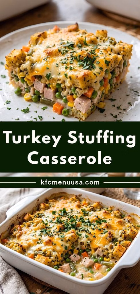 Turkey Stuffing Casserole Recipe