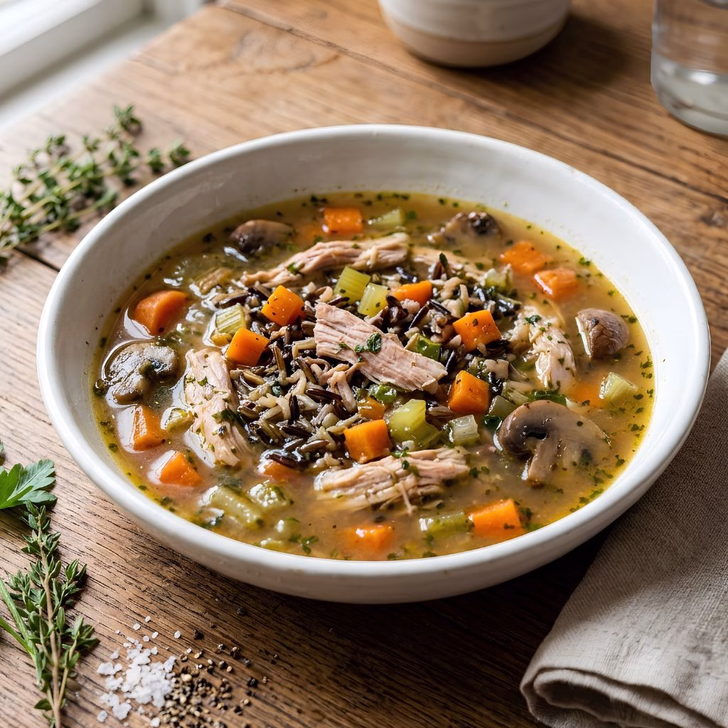 Turkey Wild Rice Soup Recipe
