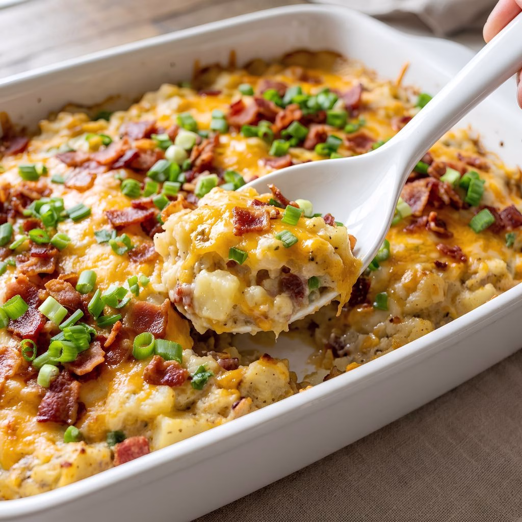 Twice Baked Potato Casserole Recipe