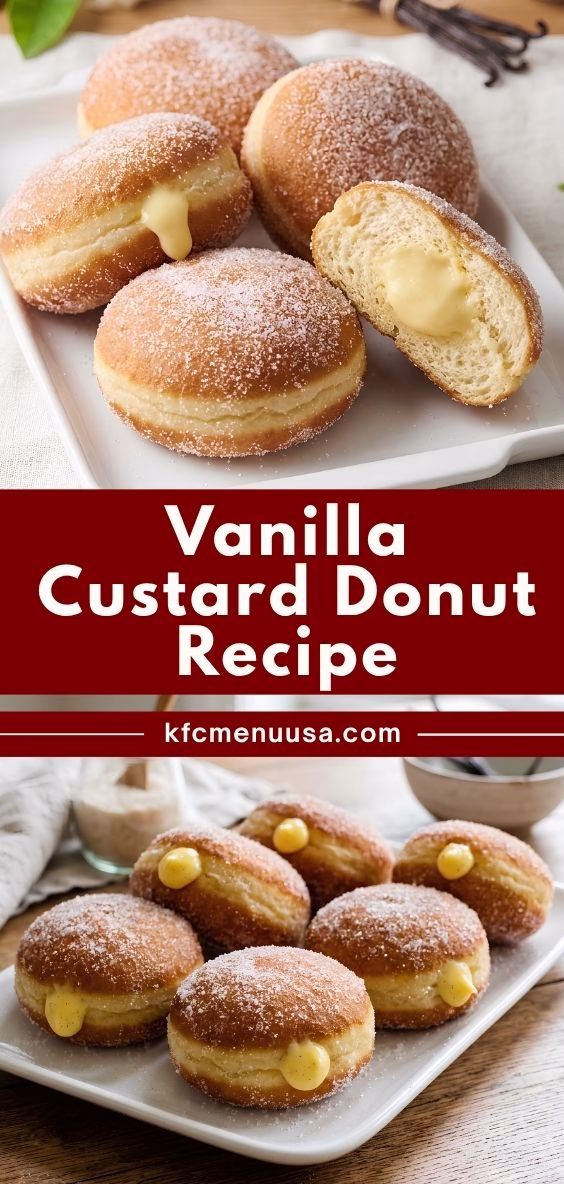 Vanilla Custard Donut Recipe