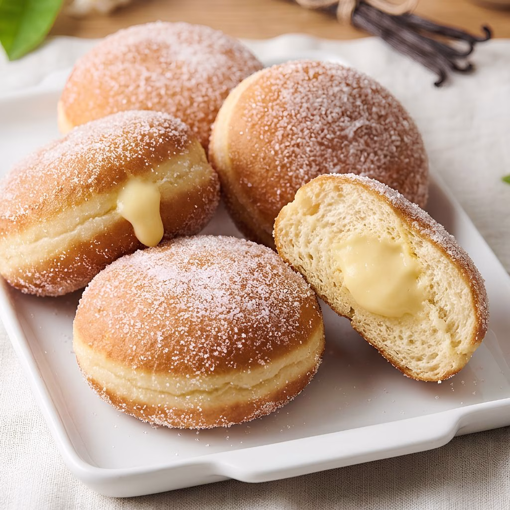 Vanilla Custard Donut Recipe