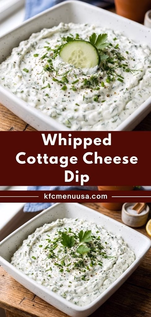 Whipped Cottage Cheese Dip Recipe