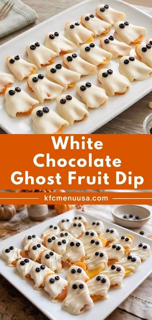 White Chocolate Ghost Fruit Dip Recipe