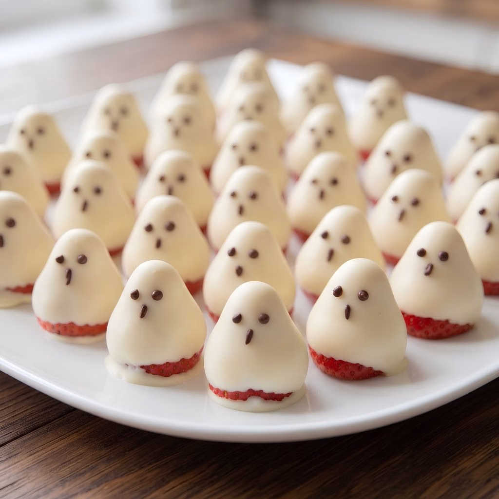 White Chocolate Ghost Strawberry Recipe