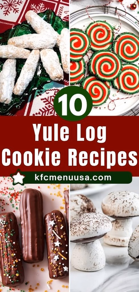 Yule Log Cookie Recipes