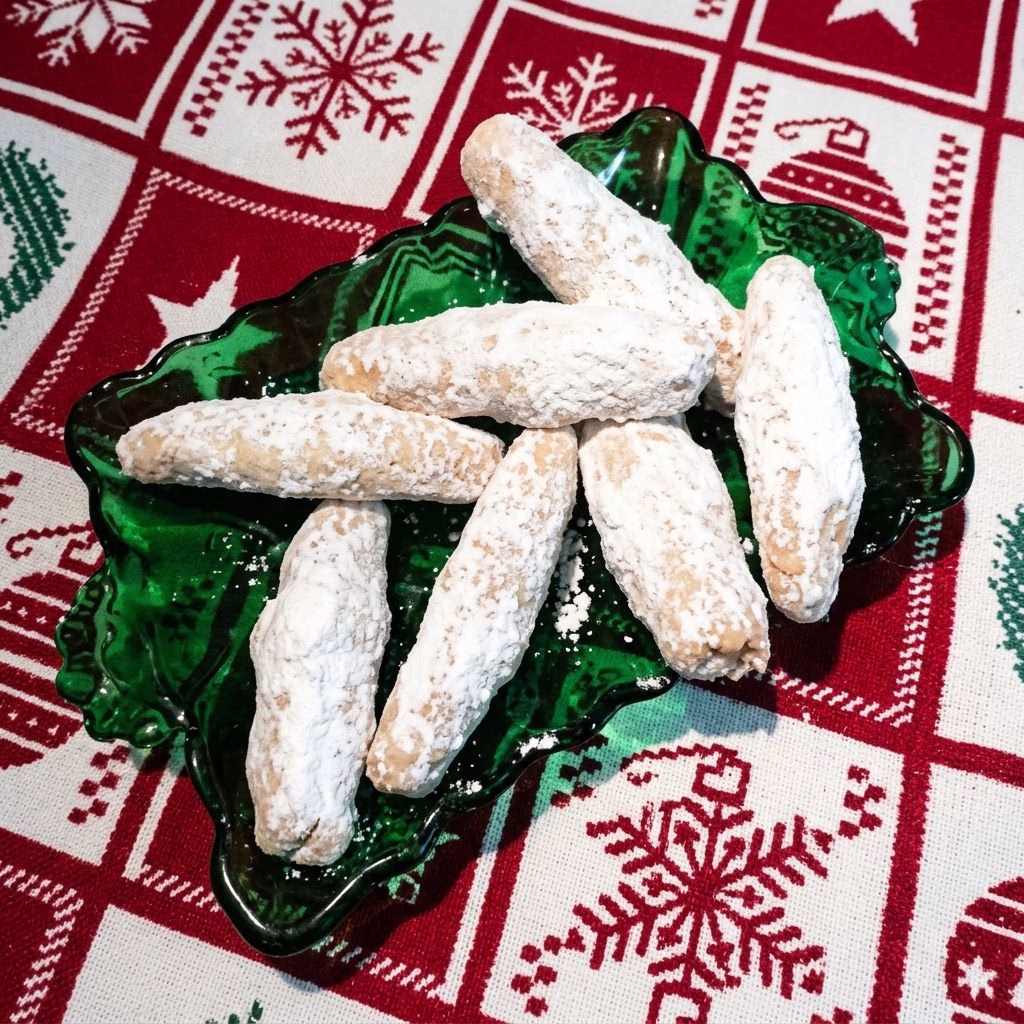 Classic Chocolate Yule Log Cookies